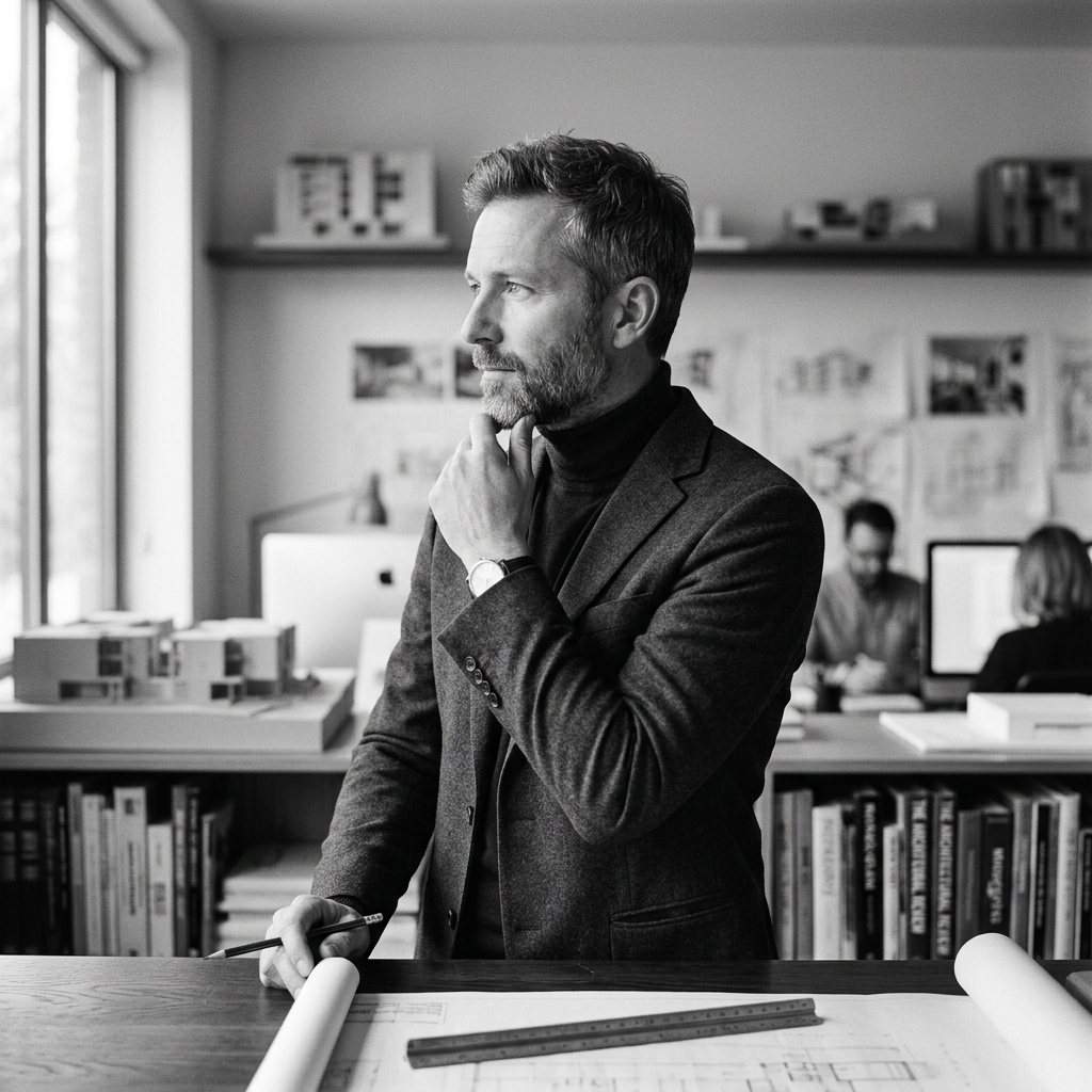 Portrait of Jonas Miller, Principal Architect